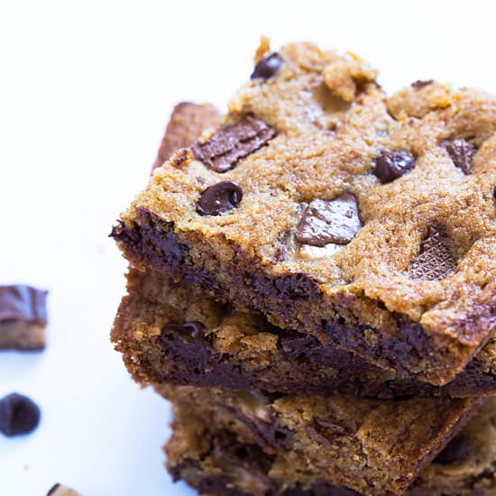 Easy Chocolate Chip Toffee Bars