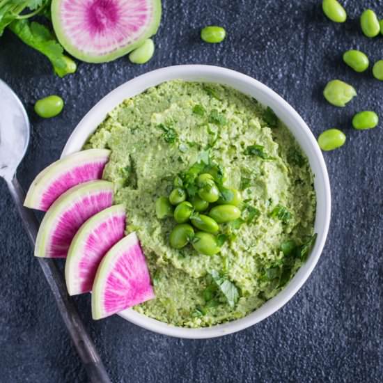 Edamame Avocado Hummus