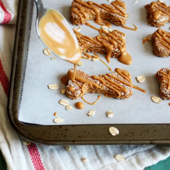 Peanut Butter Apple Dog Treats