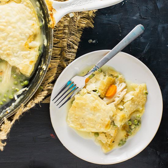No Fuss Chicken Pot Pie