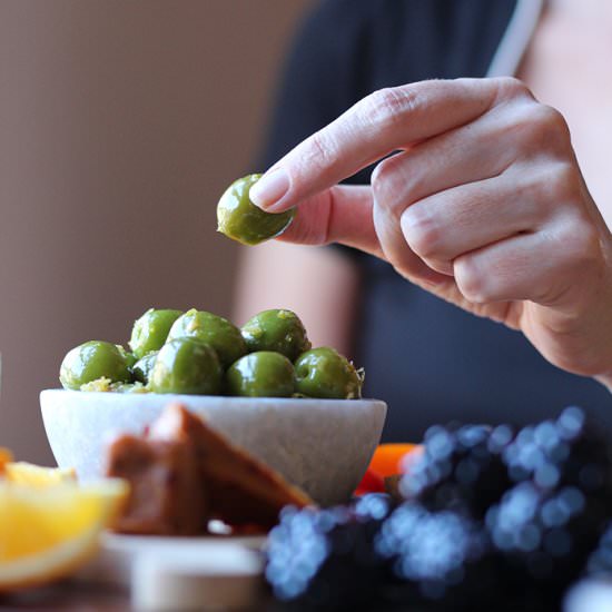 Warmed Castelvetrano Olives