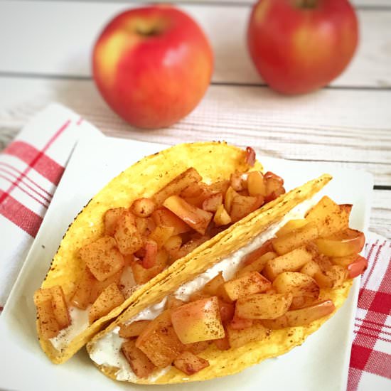 Apple Pie Breakfast Tacos