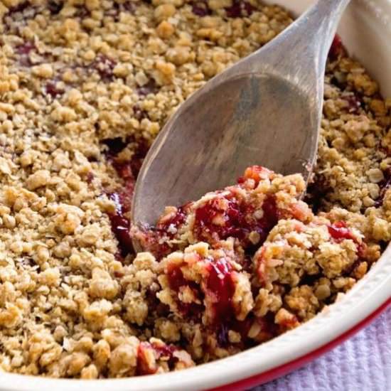Cherry Crumble Pie