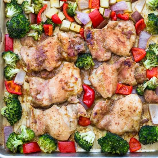 Sheet Pan Chicken and Veggies