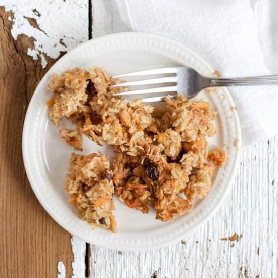 Carrot Cake Baked Oatmeal