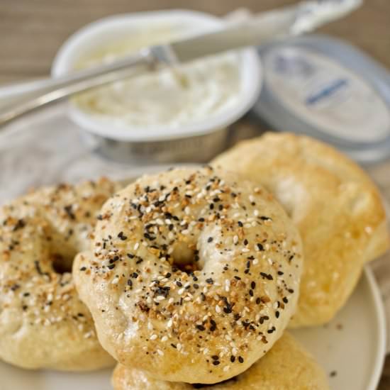 Homemade Everything Bagels