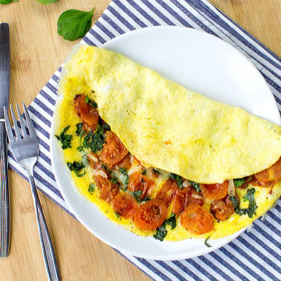 Easy Tomato Omelette