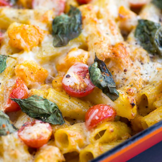 Butternut Squash & Cheese Pasta