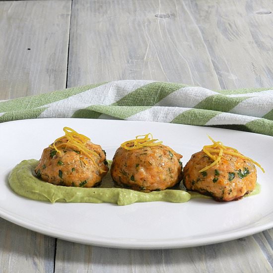 Baked Salmon Meatballs