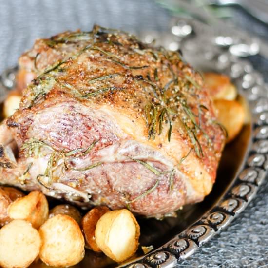 Roast Half Leg of Lamb
