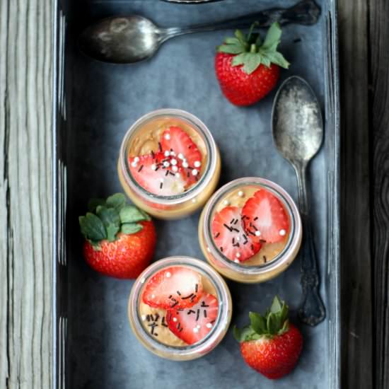 Dulce de leche pudding