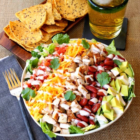 Chopped Chicken Taco Salad