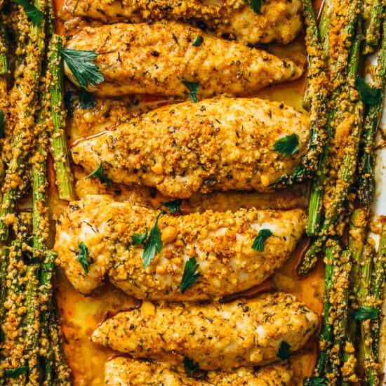 Baked parmesan chicken