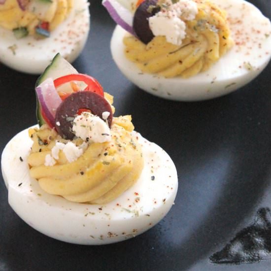 Greek Deviled Eggs