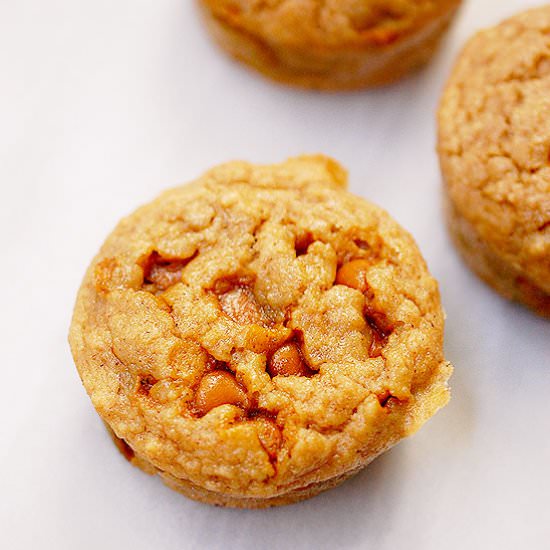 One bowl butterscotch muffins