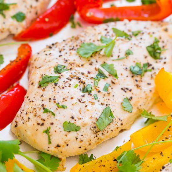 Sheet Pan Chili Ranch Chicken & Veg