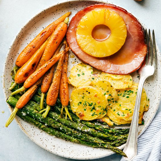 One Hour Sheet Pan Easter Dinner