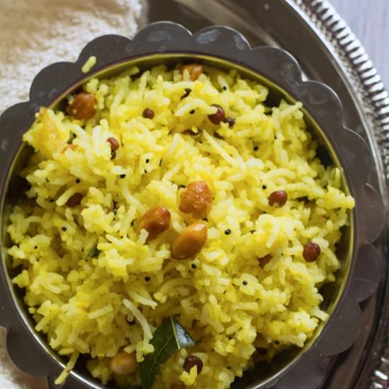 EASY CHITRANNA RICE RECIPE – KARNAT