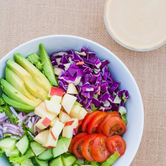 Lemon Maple Tahini Dressing