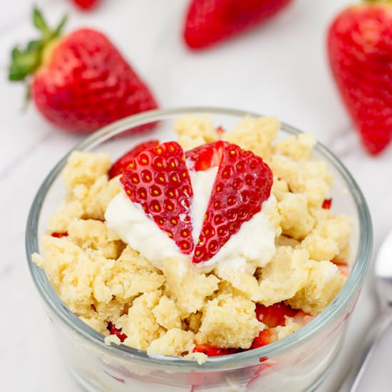 Strawberry Shortcake for One