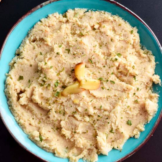 Roasted Garlic Whipped Cauliflower