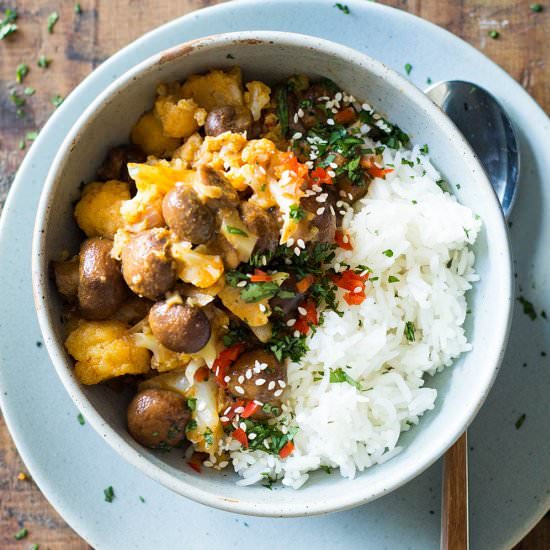 20-Minute Vegan Yellow Curry