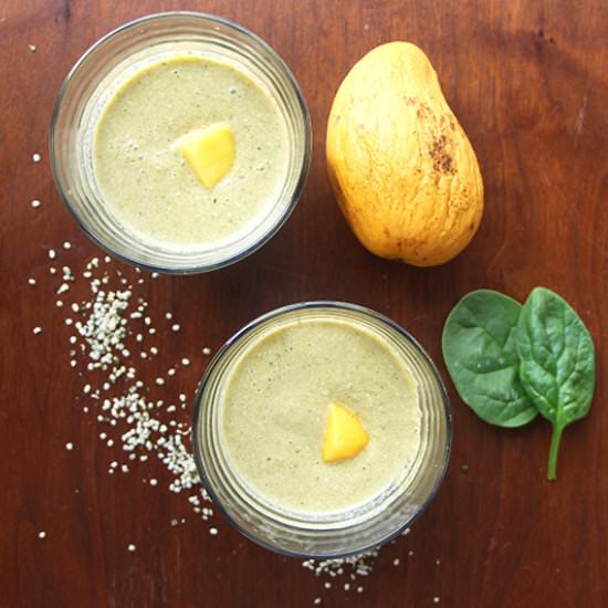 Mango Coconut Protein Smoothie