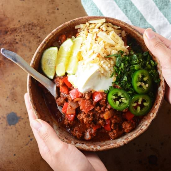Easy Weeknight Chili
