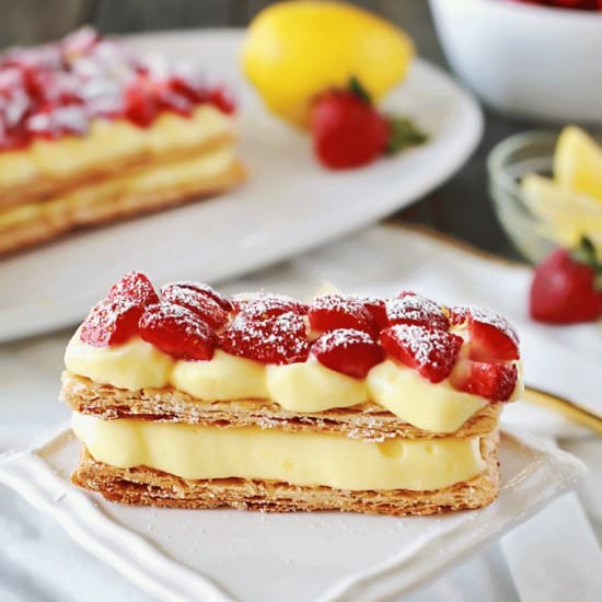 Strawberry Lemon Napoleon