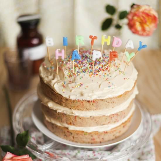 Snickerdoodle Funfetti Cake