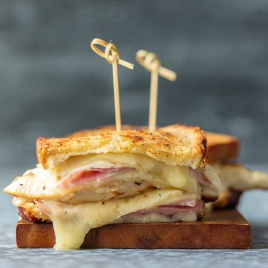 Chicken Cordon Bleu Sandwich