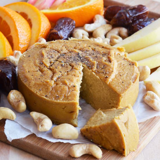 Smoky Baked Cashew Cheese