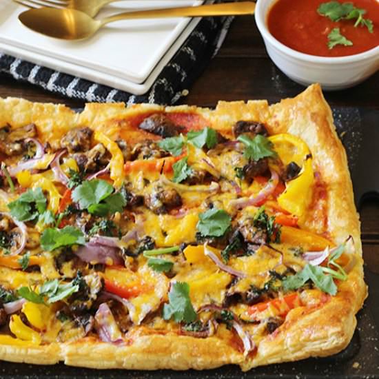 PUFF PASTRY PIZZA
