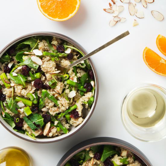 Asparagus & Kale Quinoa Bowl