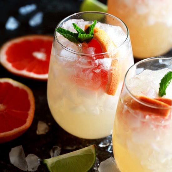 Grapefruit Mojitos
