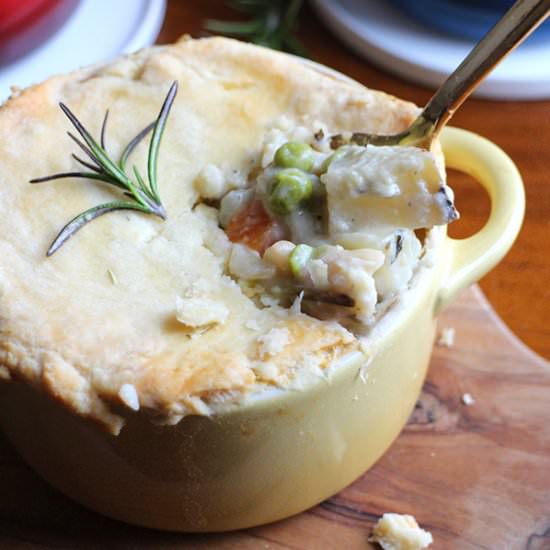Mini Vegetable Pot Pie