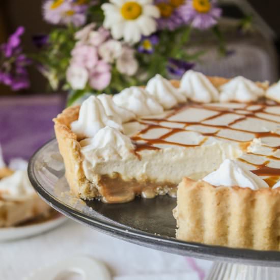 Maple Caramel Cheesecake Tart