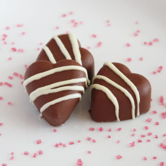 Homemade Raspberry Chocolates