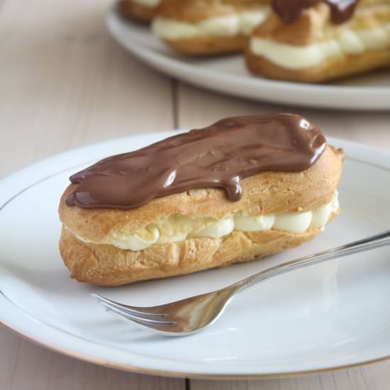 Homemade Eclairs