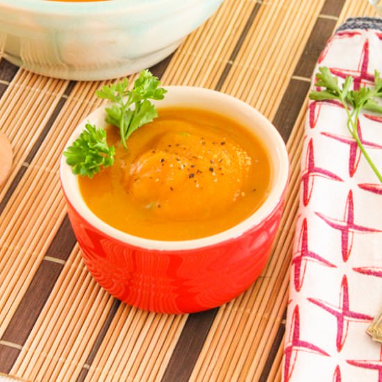 Plant Based Butternut Ginger Bisque