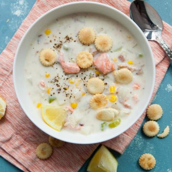 30 Minute Salmon Chowder