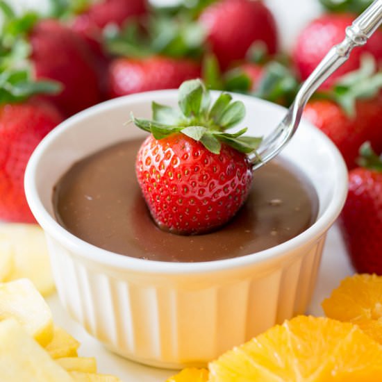 Chocolate Dulce de Leche Dip
