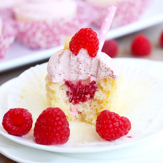 Raspberry Lemon Cupcakes