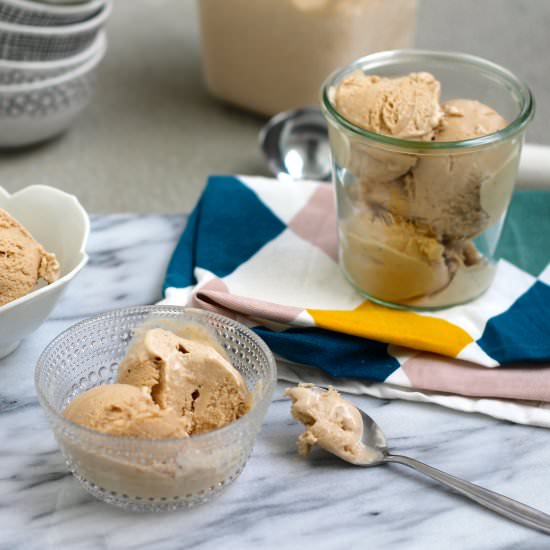 roasted banana ice cream