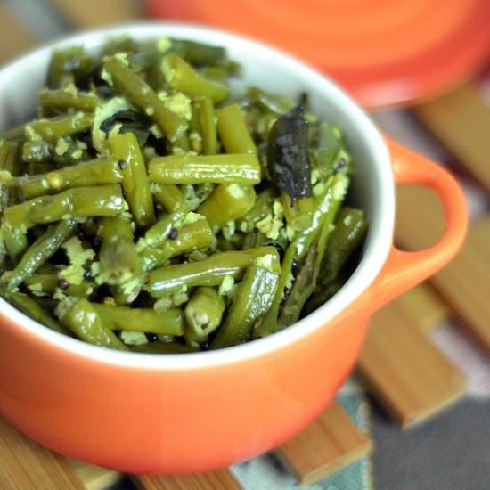 String beans stir fry