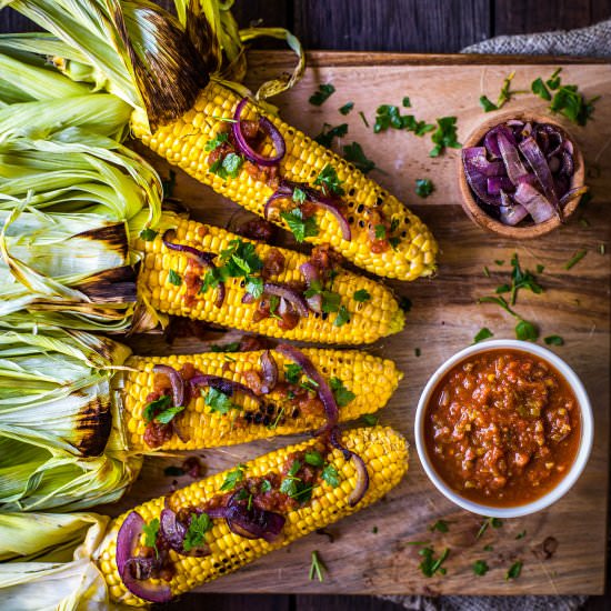 BBQ Corn Cobs