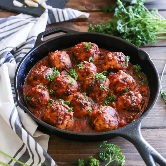 Easy Gluten-Free Turkey Meatballs