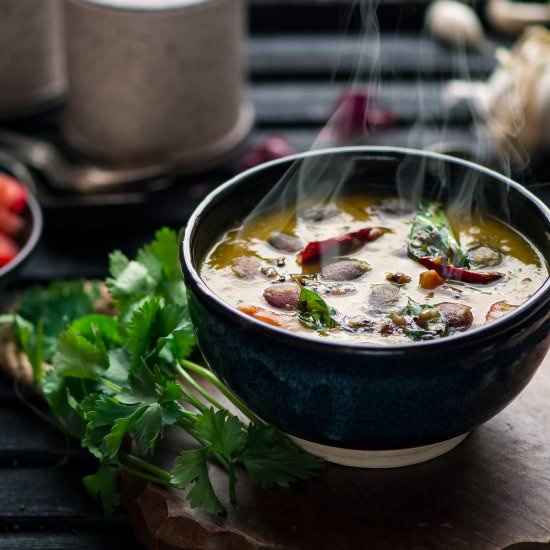 Red Lentil Curry with Shallot