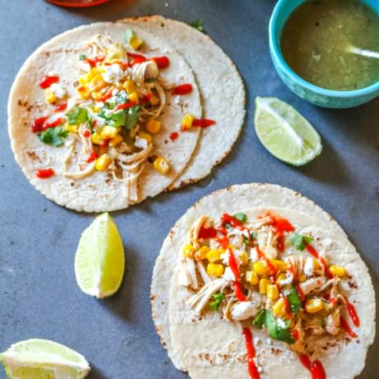 Honey Lime Chicken Fajitas