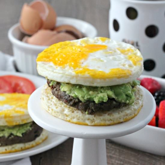 Sausage and Egg Breakfast Sandwich